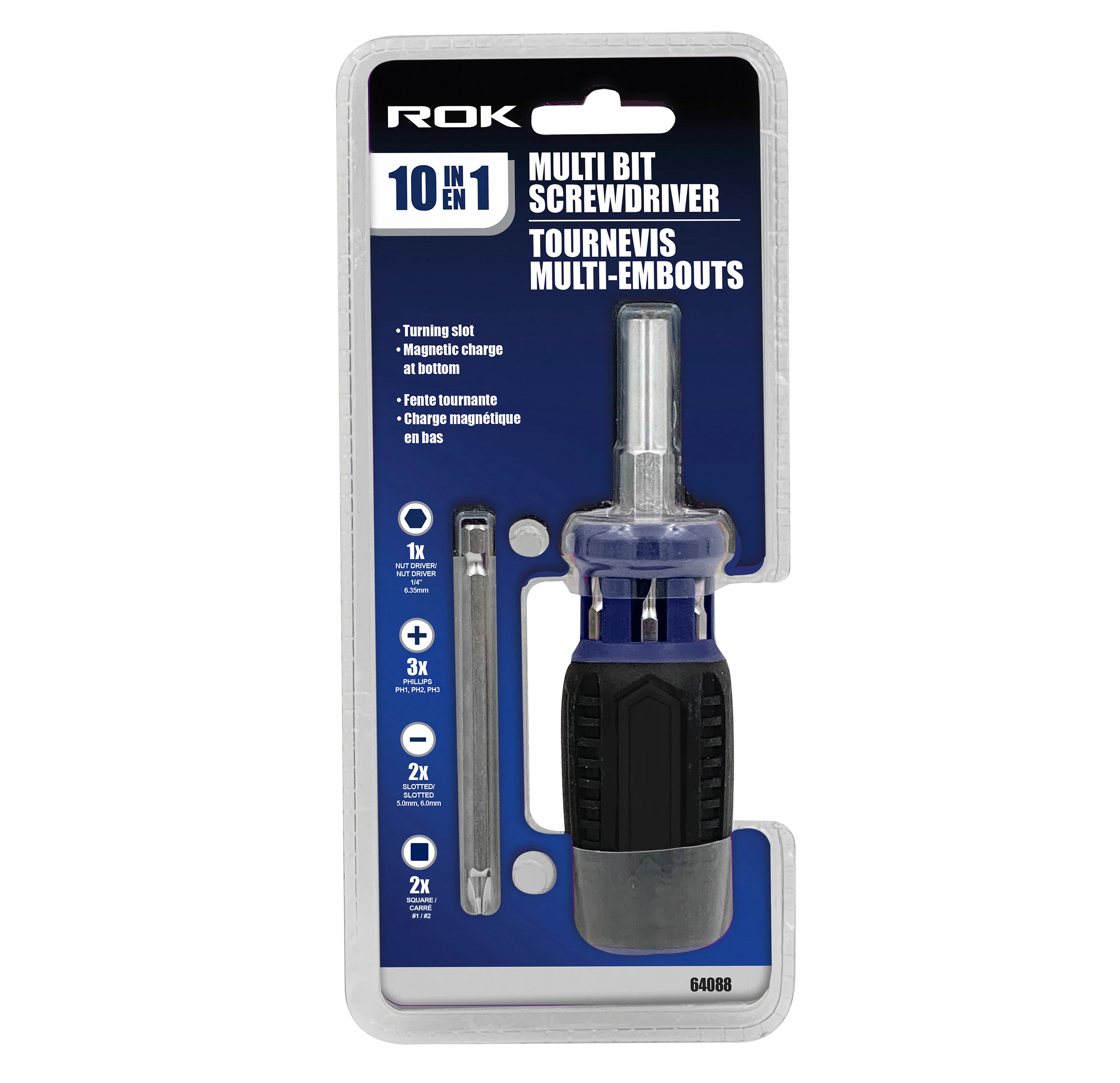 10 IN 1 MULTI BIT SCREWDRIVER