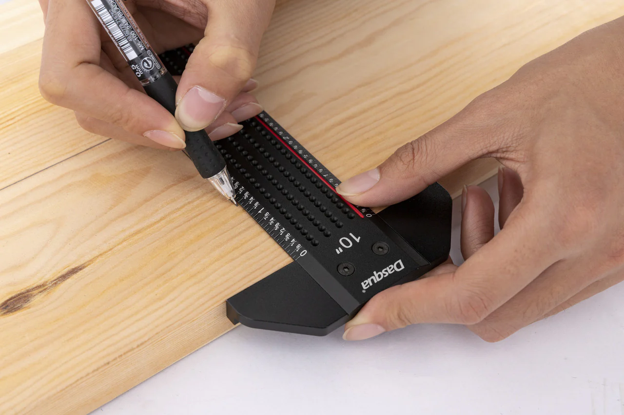 10" T SHAPED RULER WITH MARKED HOLES - Image 3