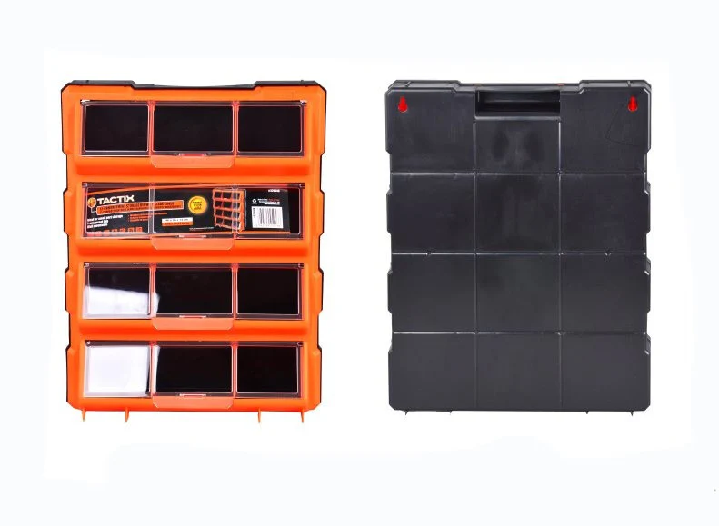12 COMPARTMENT CLEAR STORAGE BIN TACTIX - Image 2