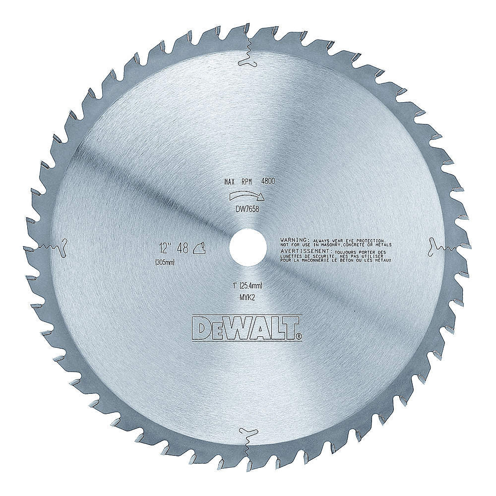 12" THINK KERF 48T SAW BLADE DEWALT