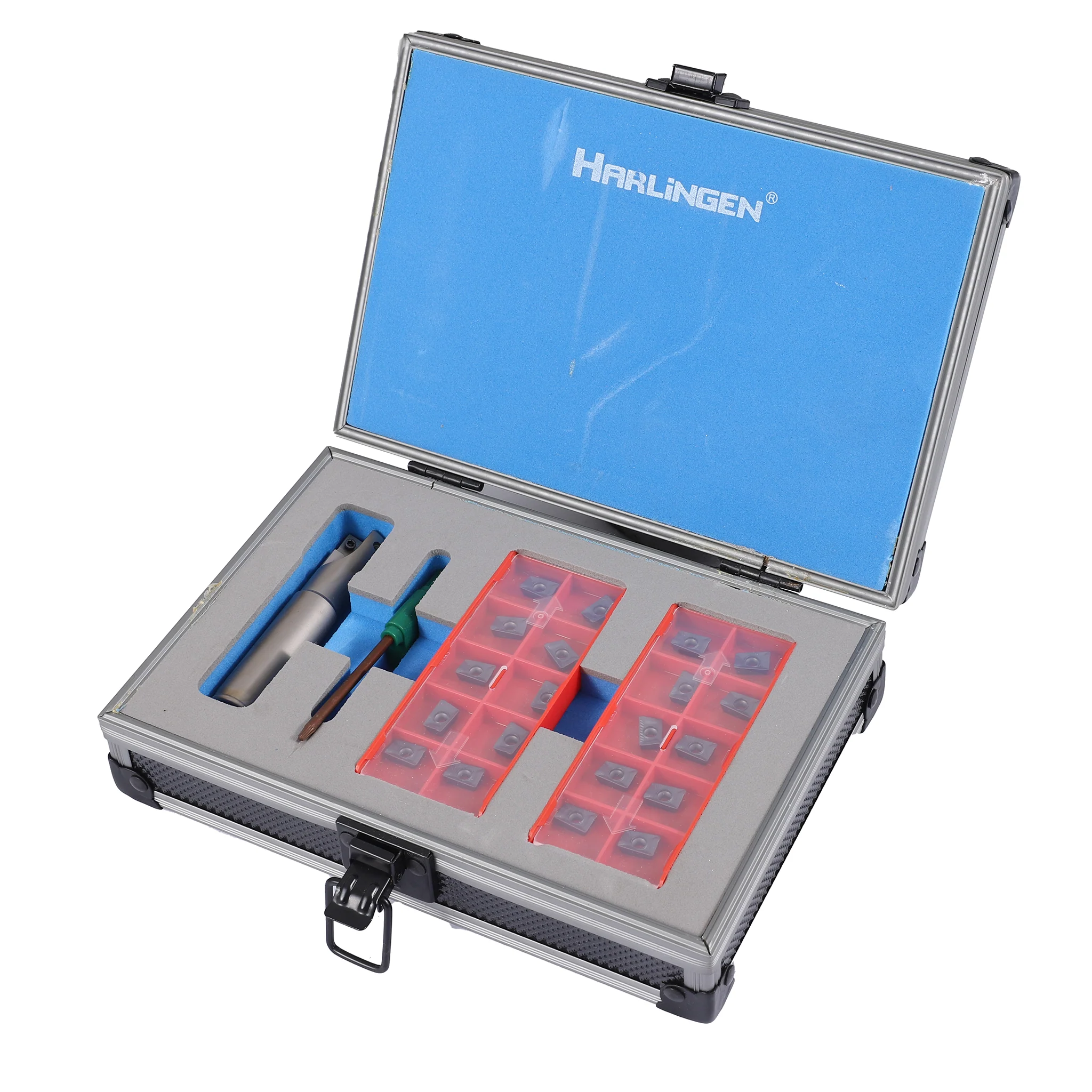 20PC APKT CARBIDE INDEXABLE END MILL SET