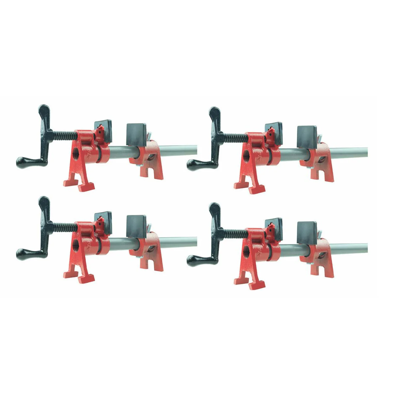 3/4" H STYLE PIPE CLAMP 4PC SET