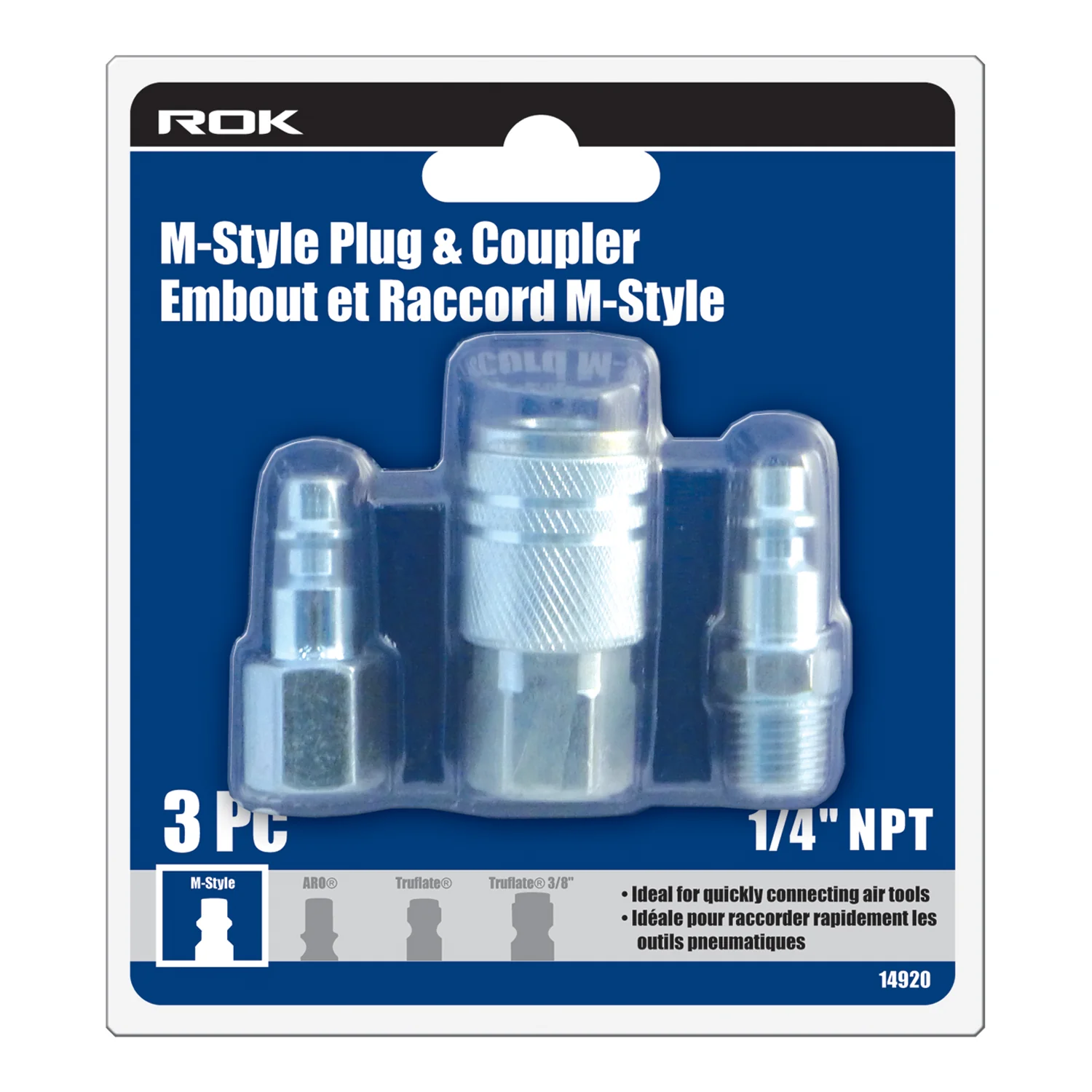 3 PC MSTYLE PLUG & COUPLER SET - Image 2