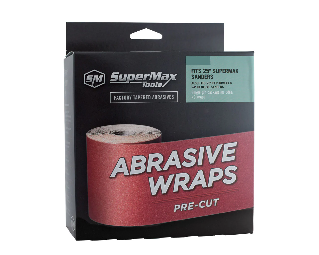 3 ROLLS ASSORTED GRITS SUPMX72550