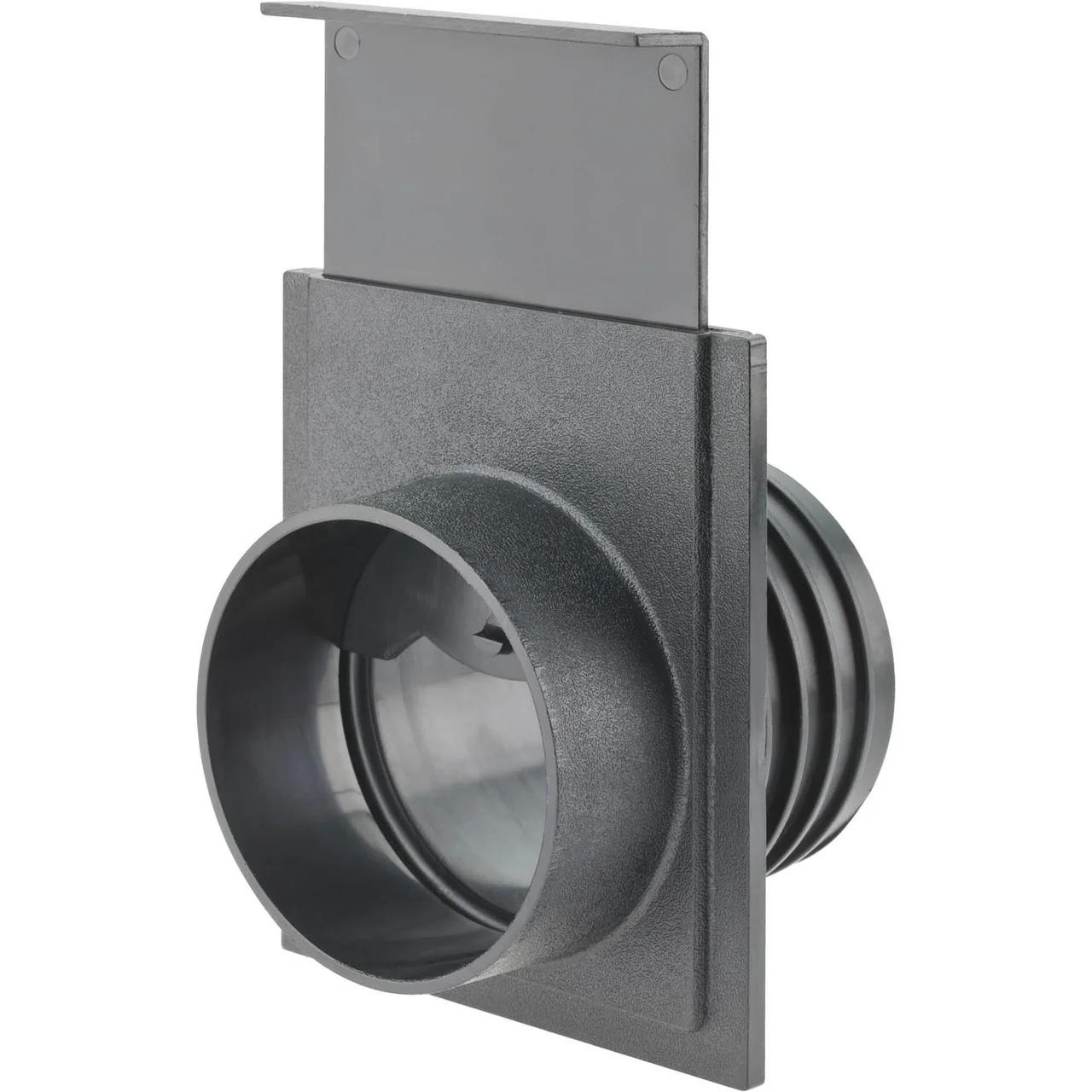 4" ID X 4" BLAST GATE, LEFT HAND THREAD