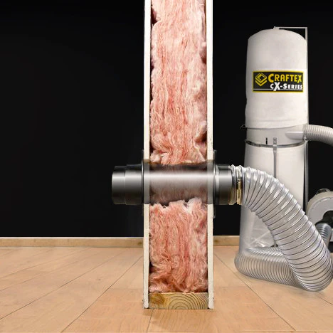 4" THRU THE WALL PORT KIT FOR DUST COLLE
