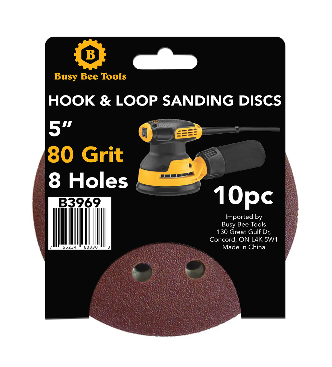 5" SANDING DISC 10PC 80G - Image 5