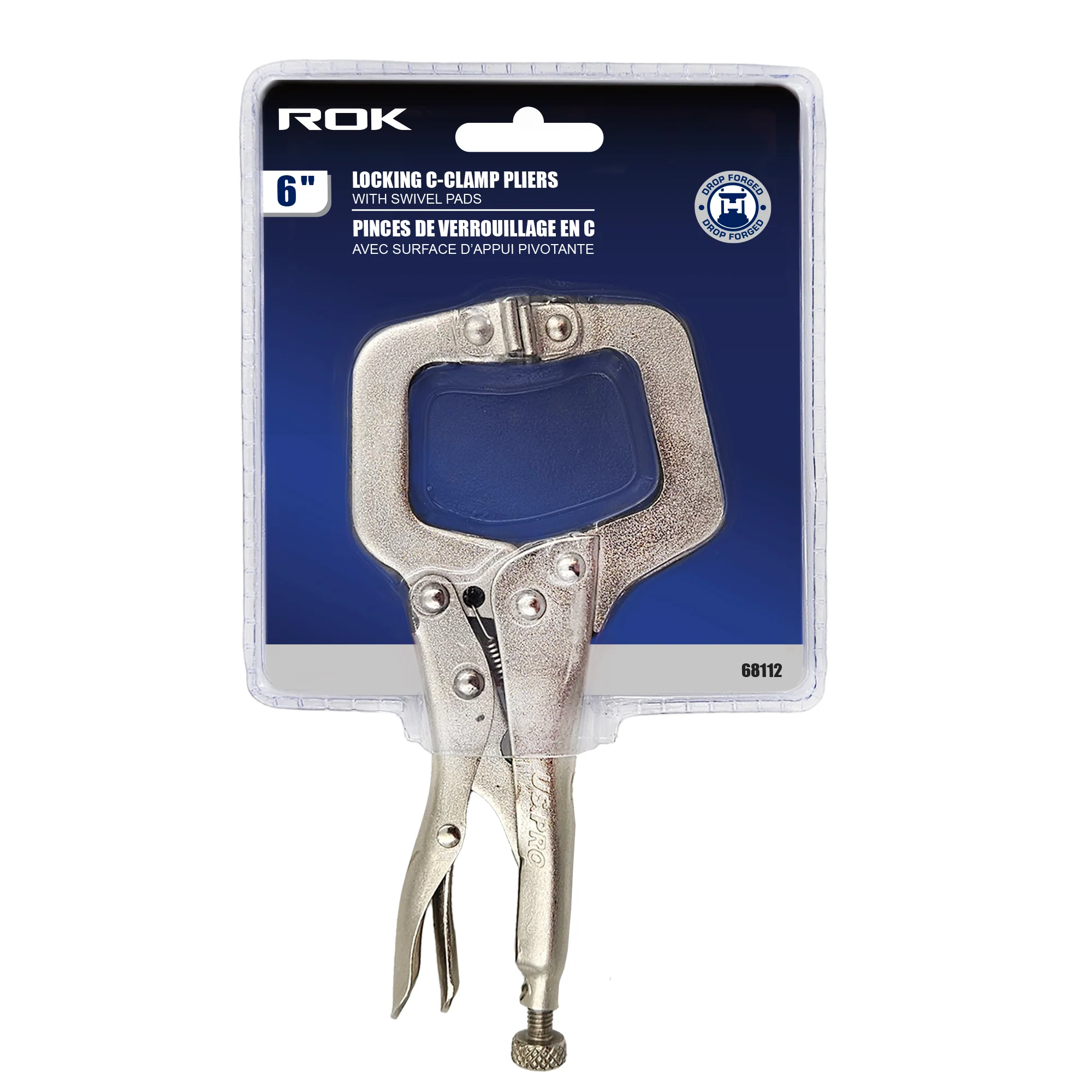 6" LOCKING C CLAMP PLIERS