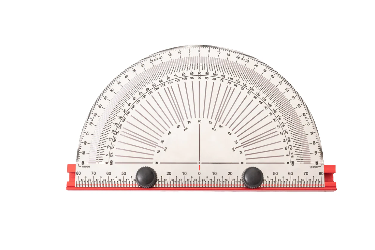 6" PRECISION MARKING PROTRACTOR SET - Image 2
