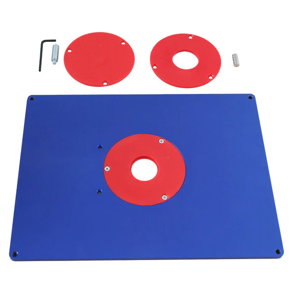 ALUMINUM ROUTER TABLE INSERT PLATE 9" X
