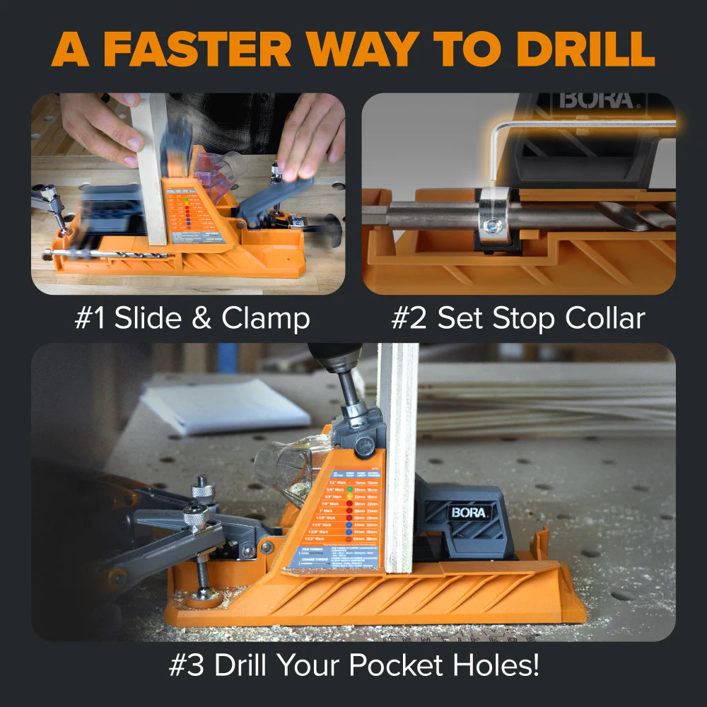 BORA Automatic Pocket Hole Jig - Image 11