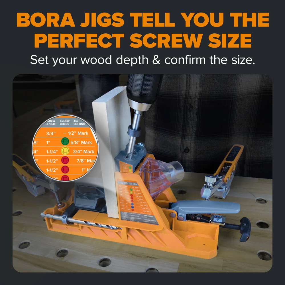 BORA Automatic Pocket Hole Jig - Image 12