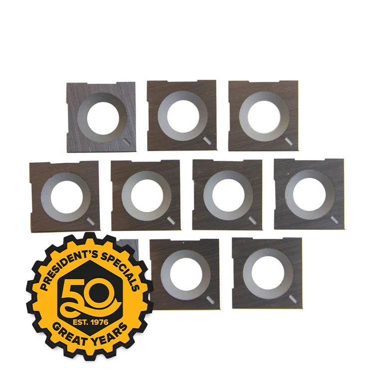 CARBIDE CUTTERS 14.3X14.3X2MM 10 PCS FOR