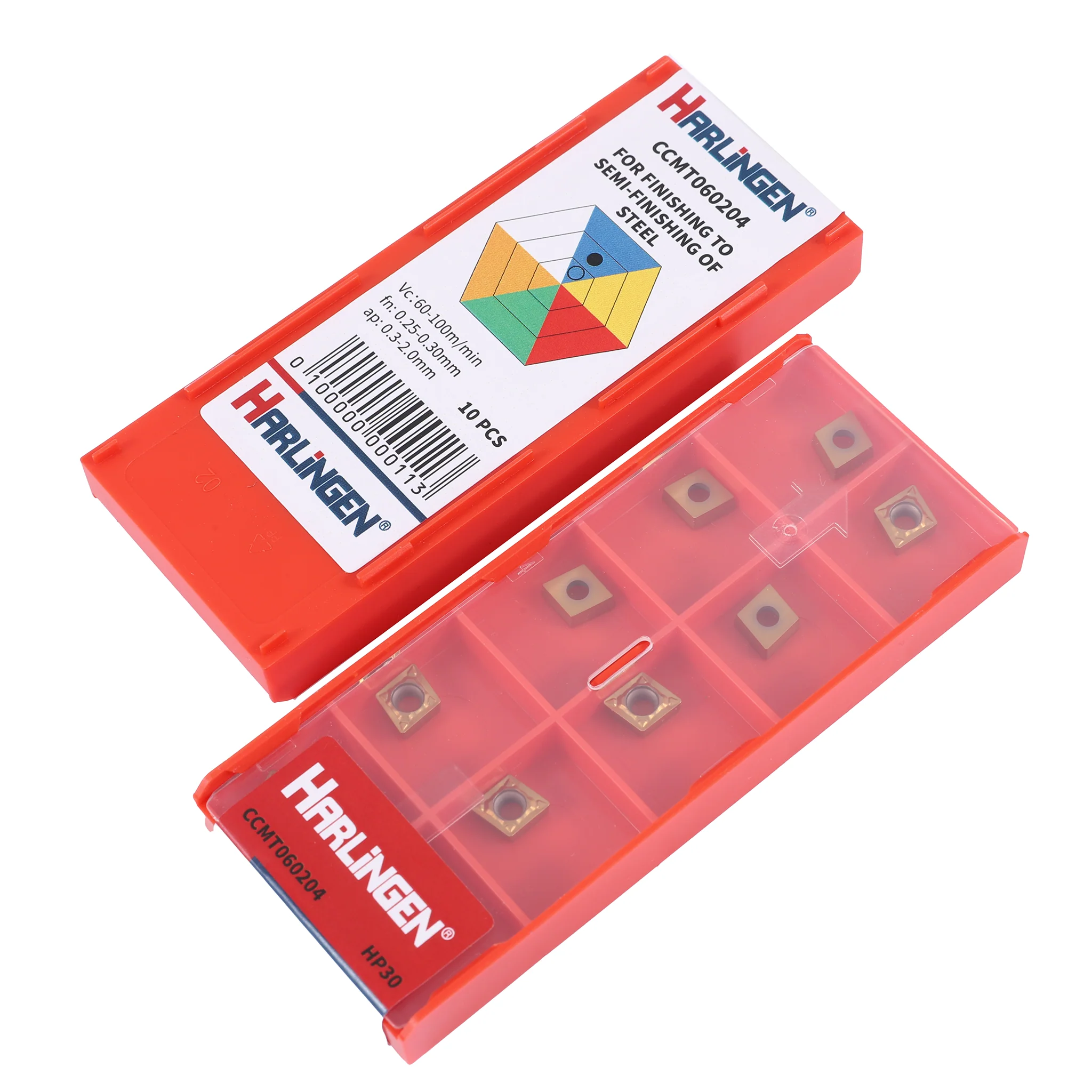 CARBIDE INSERT 10PC SET CCMT060204