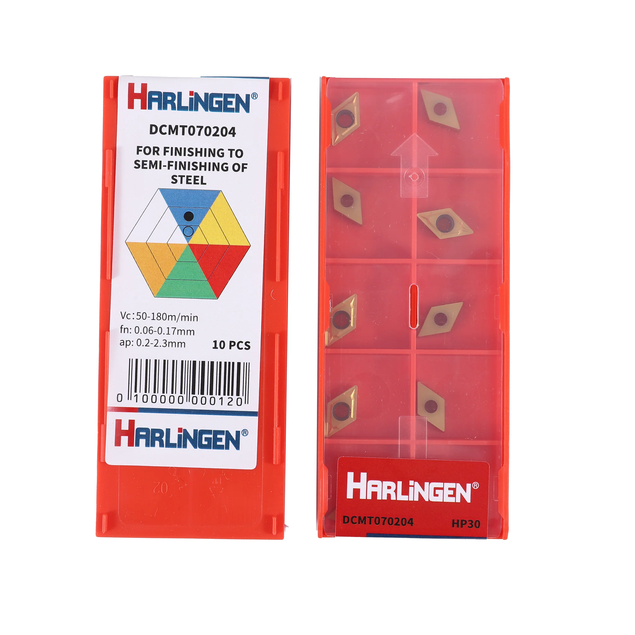 CARBIDE INSERT 10PC SET DCMT070204 - Image 2