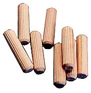 DOWELS FLUTED BIRCH 3/8" X 1 3/4" 250/PK