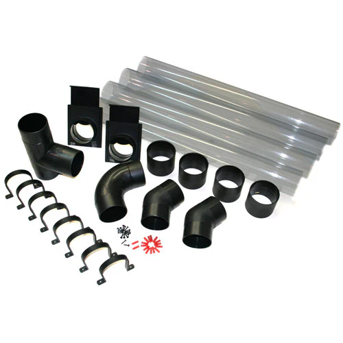 4" DUST COLLECTION KIT CLEAR PIPE - Image 2