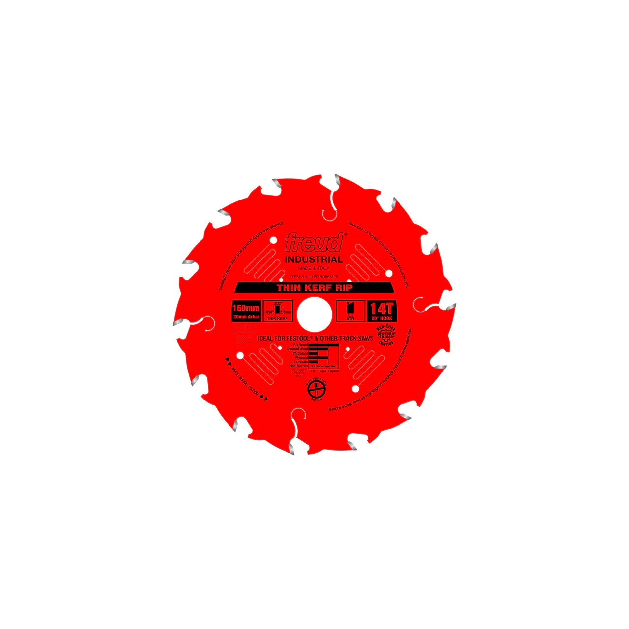 FREUD 160MM THIN KERF RIP BLADE
