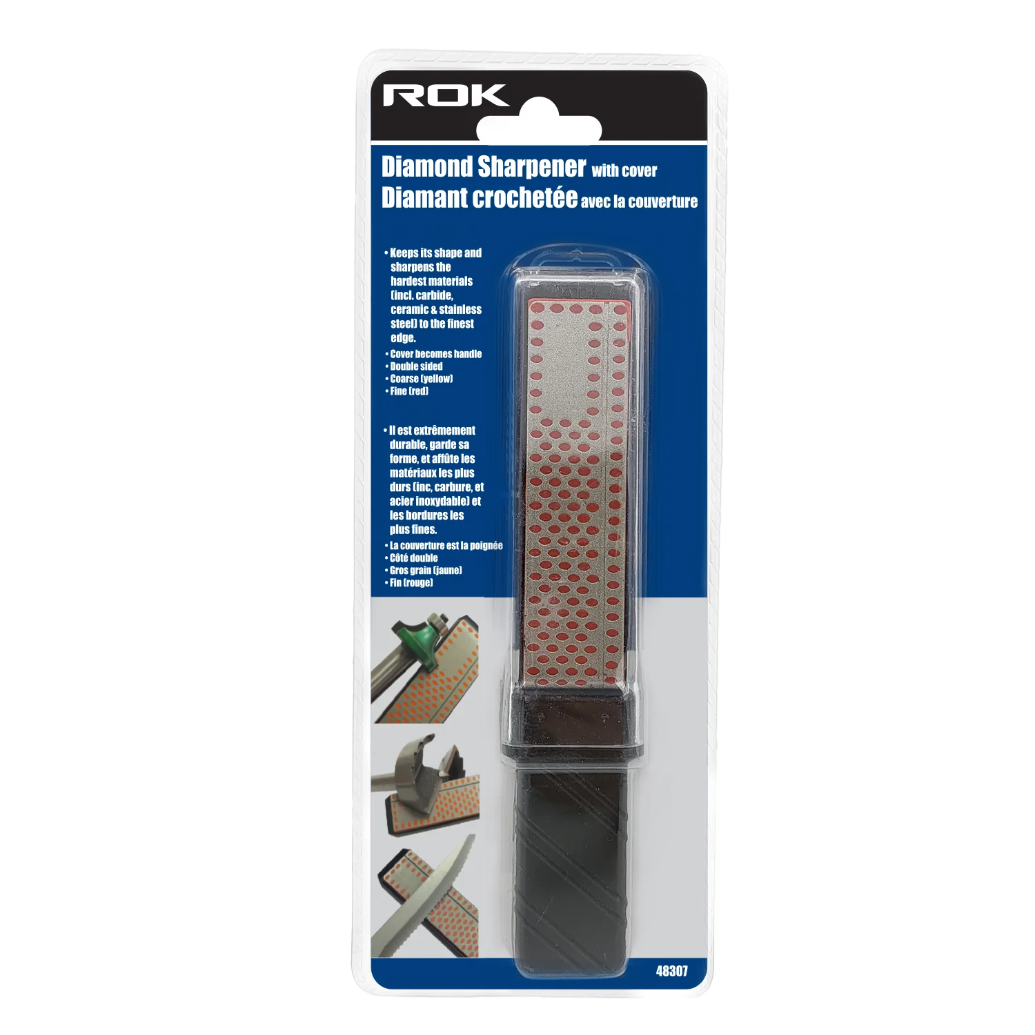 HANDY DIAMOND SHARPENER WITH COVER