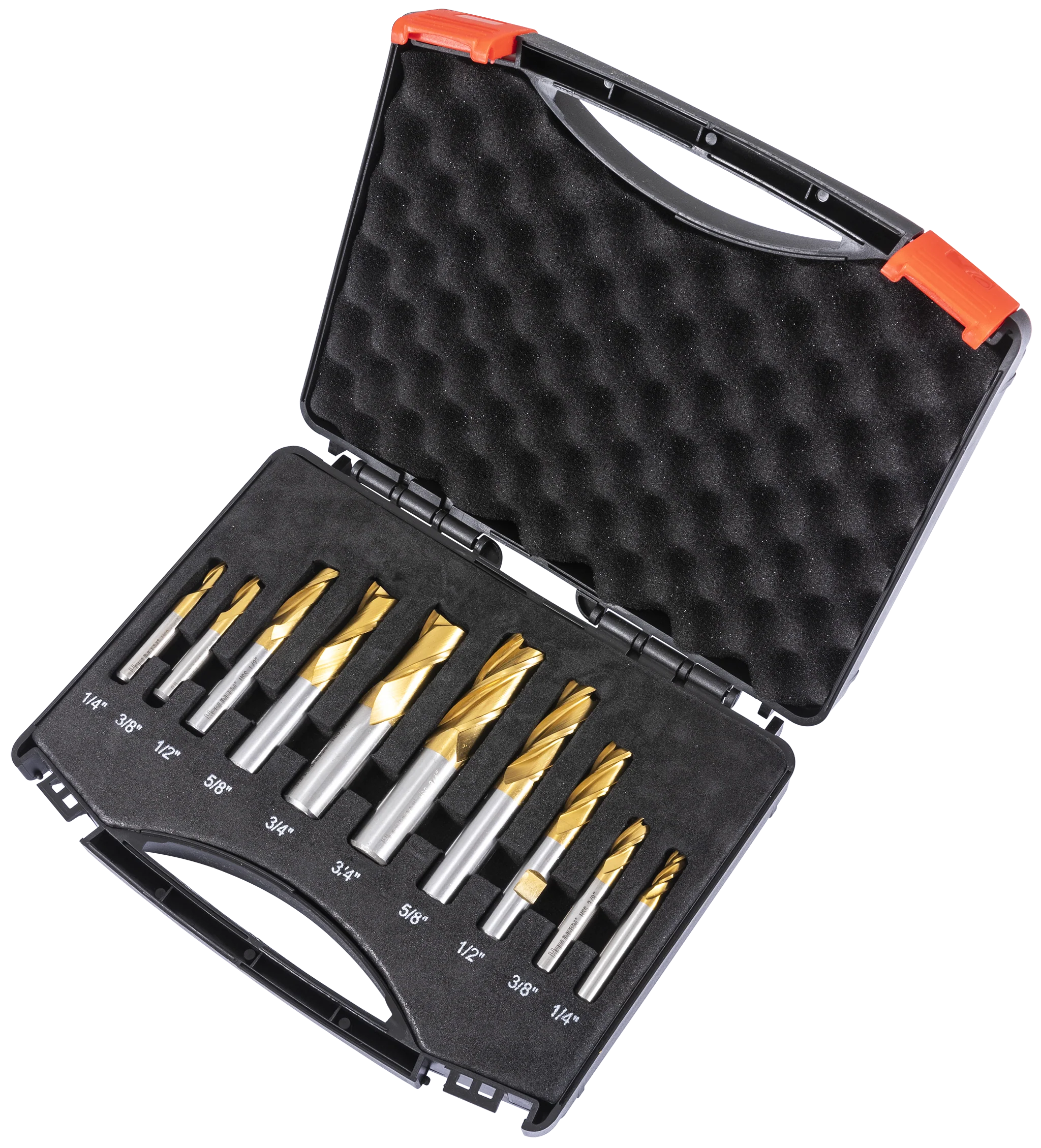 HSS TIN COATED 2 AND 4 FLUTE END MILLS 1