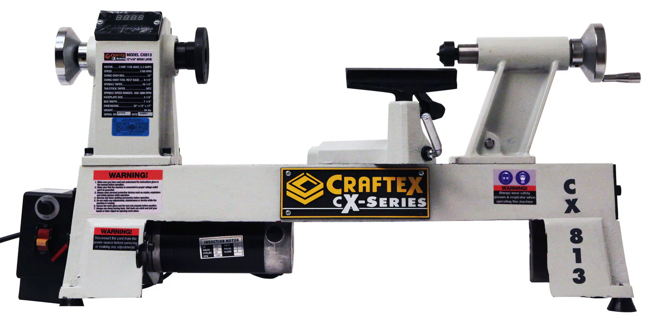 12" X 18" VARI SPEED WOOD LATHE - Image 4