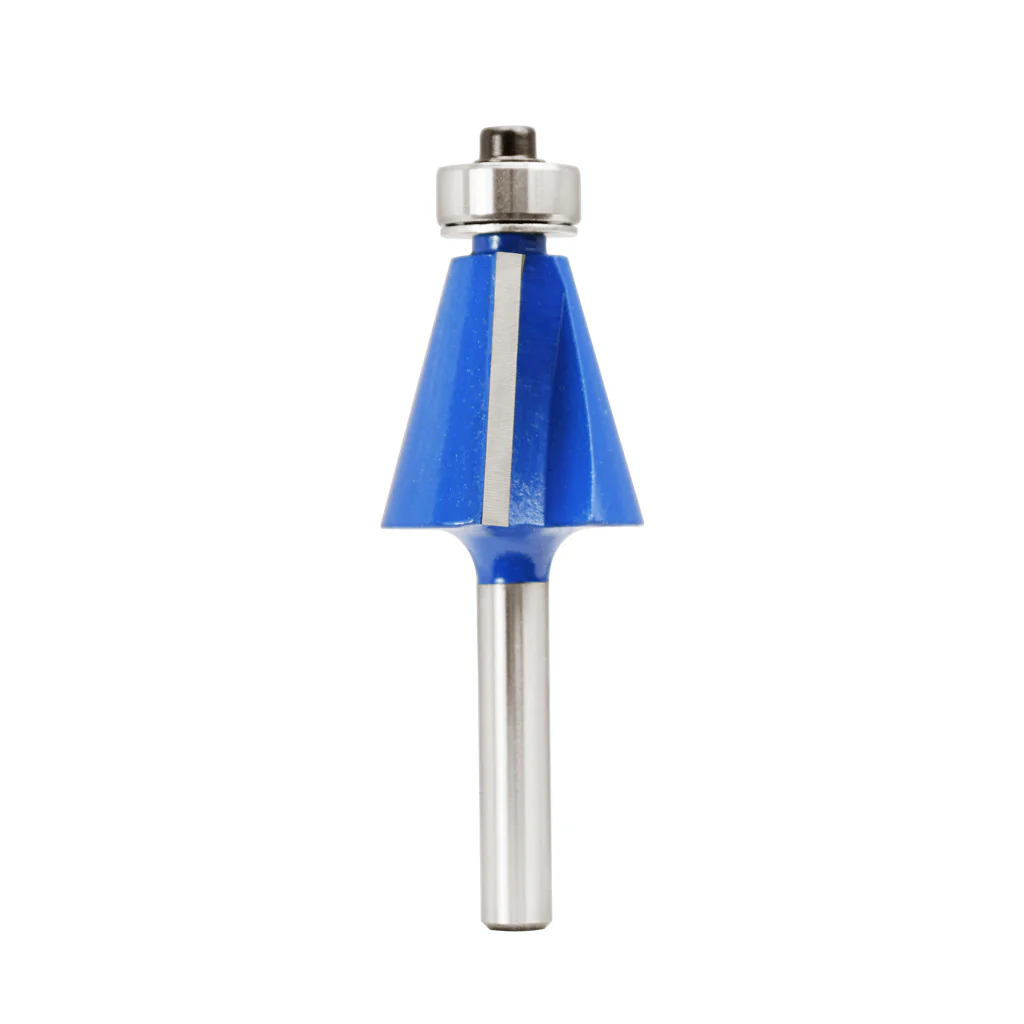 1" 15� CHAMFER ROUTER BIT 1/4" SHANK - Image 2