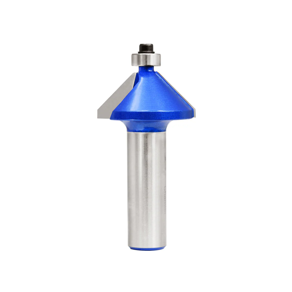 1 1/4" 45� CHAMFER ROUTER BIT 1/2" SHANK