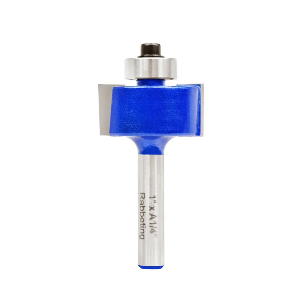 1/2" RABBETING ROUTER BIT 1/4" SHANK