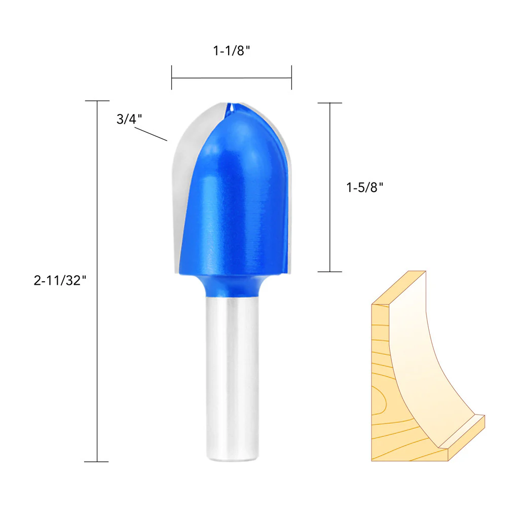 VERTICLE COVE RAISED PANEL ROUTER BIT 1/ - Image 5