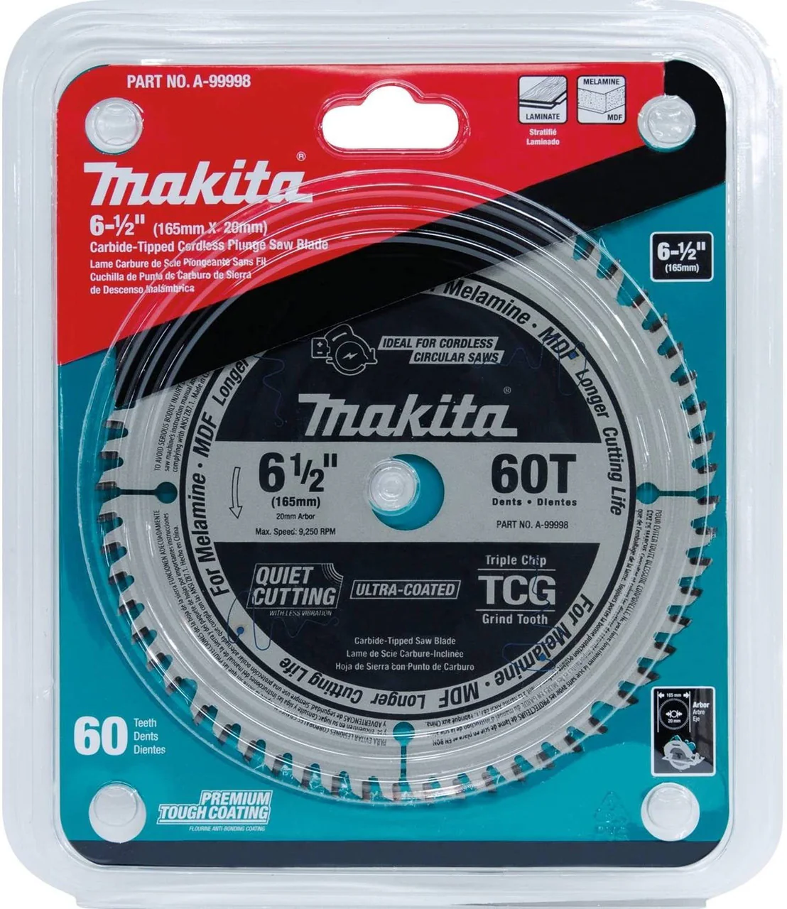 SAW BLADE CT 6 1/2 60T FOR MDF MAKITA - Image 3