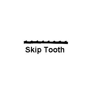 SCROLL SAW BLADE REV SKIP TOOTH 28TPI 12 - Image 2