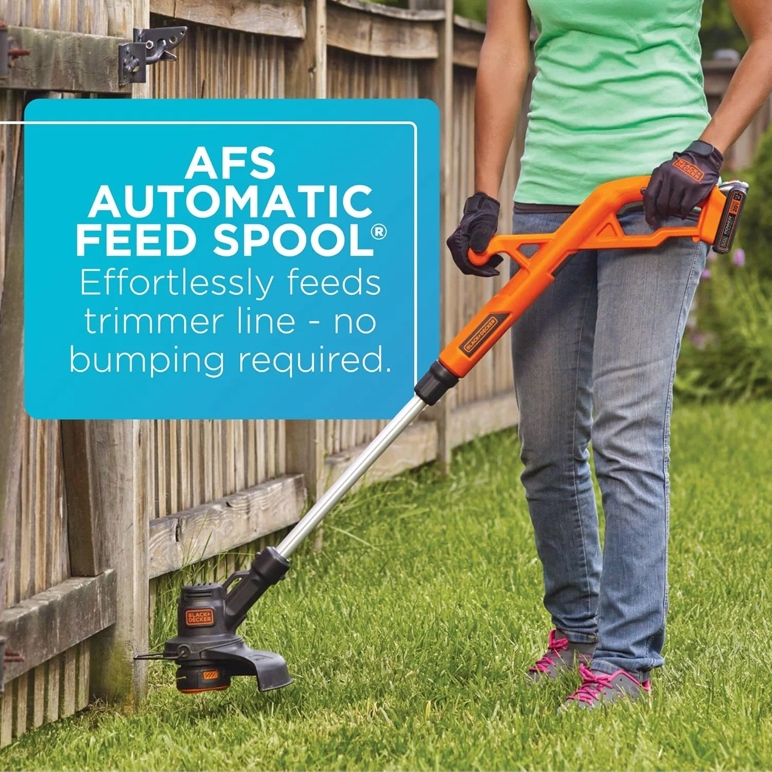 STRING TRIMMER BLACK AND DECKER W/1.5 AH - Image 4