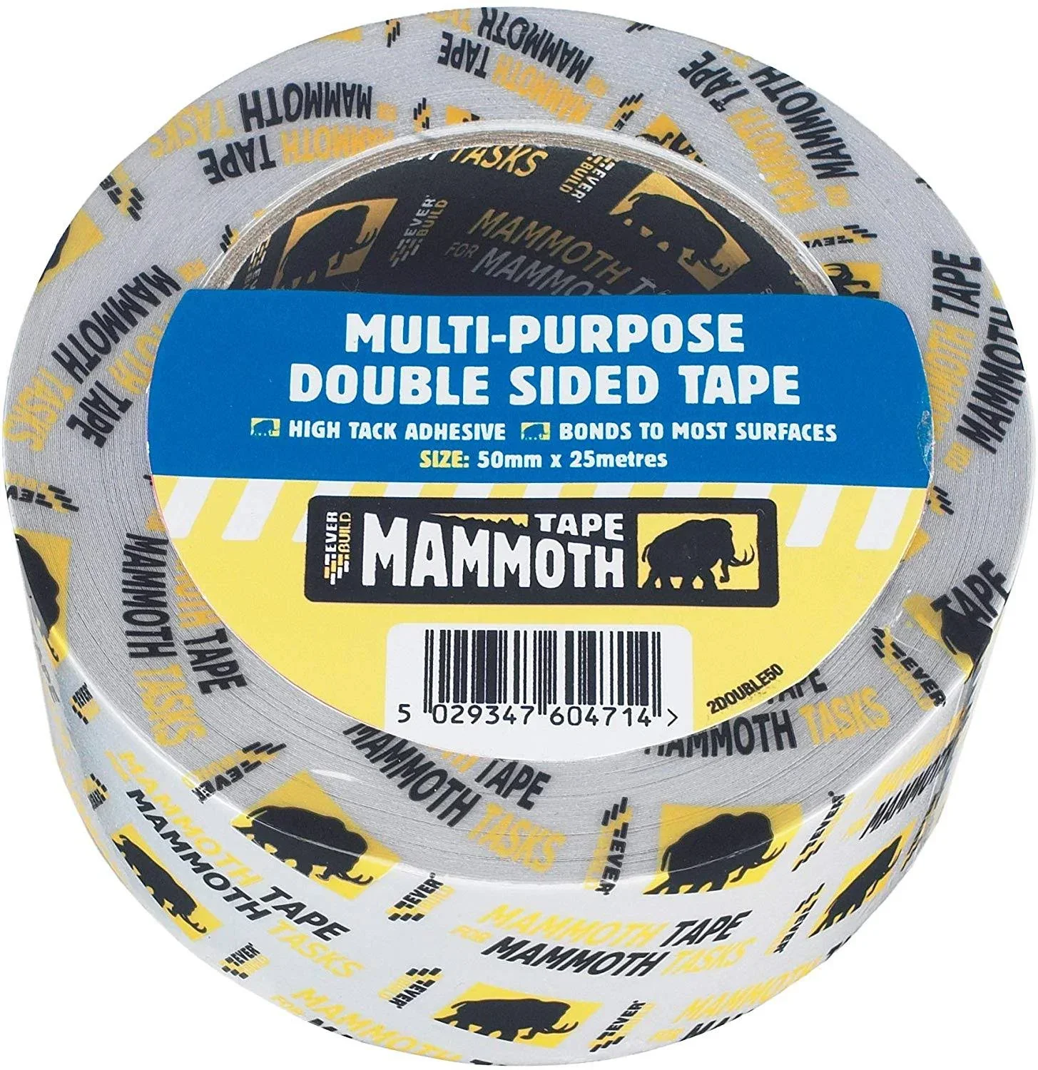 TAPE DOUBLE SIDED POWER GRIP 25MM X 25 METERS